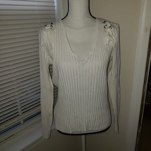 New York and Co. Tie Shoulder Sweater